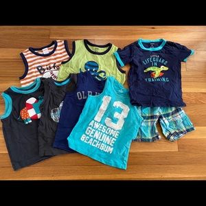 Boys Summer Lot (tanks & outfit)